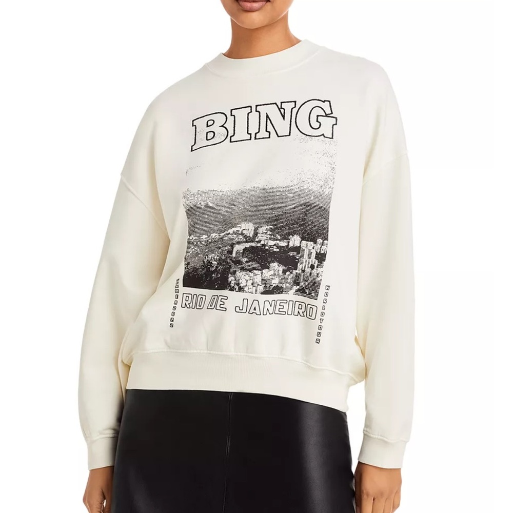 Anine Bing Jaci Rio de Janeiro Graphic Sweatshirt